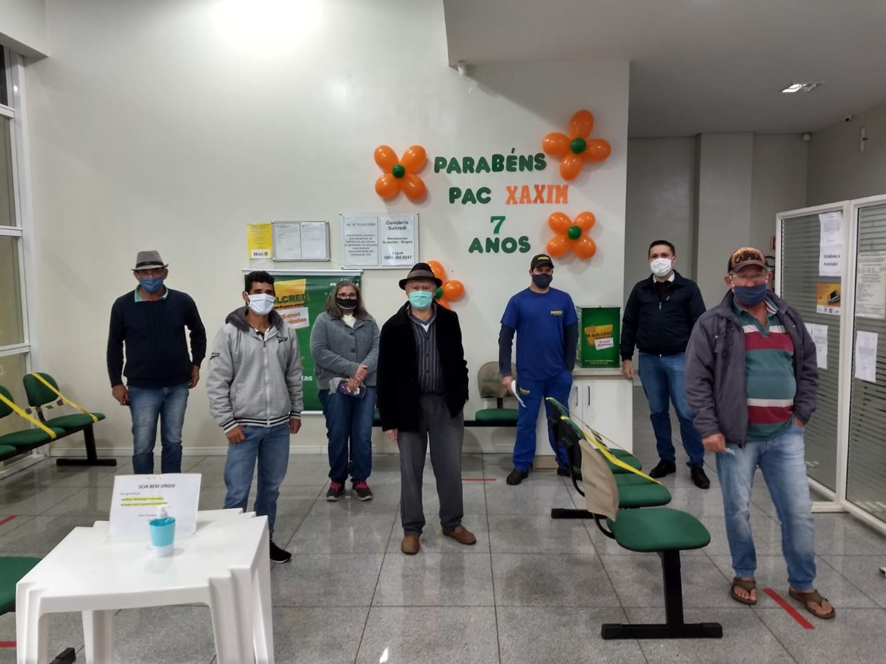 Sulcredi Xaxim comemora sete anos